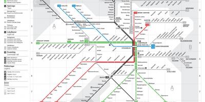 Zemljevid sl metro