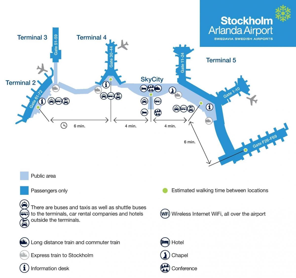 Arlanda v stockholmu zemljevid
