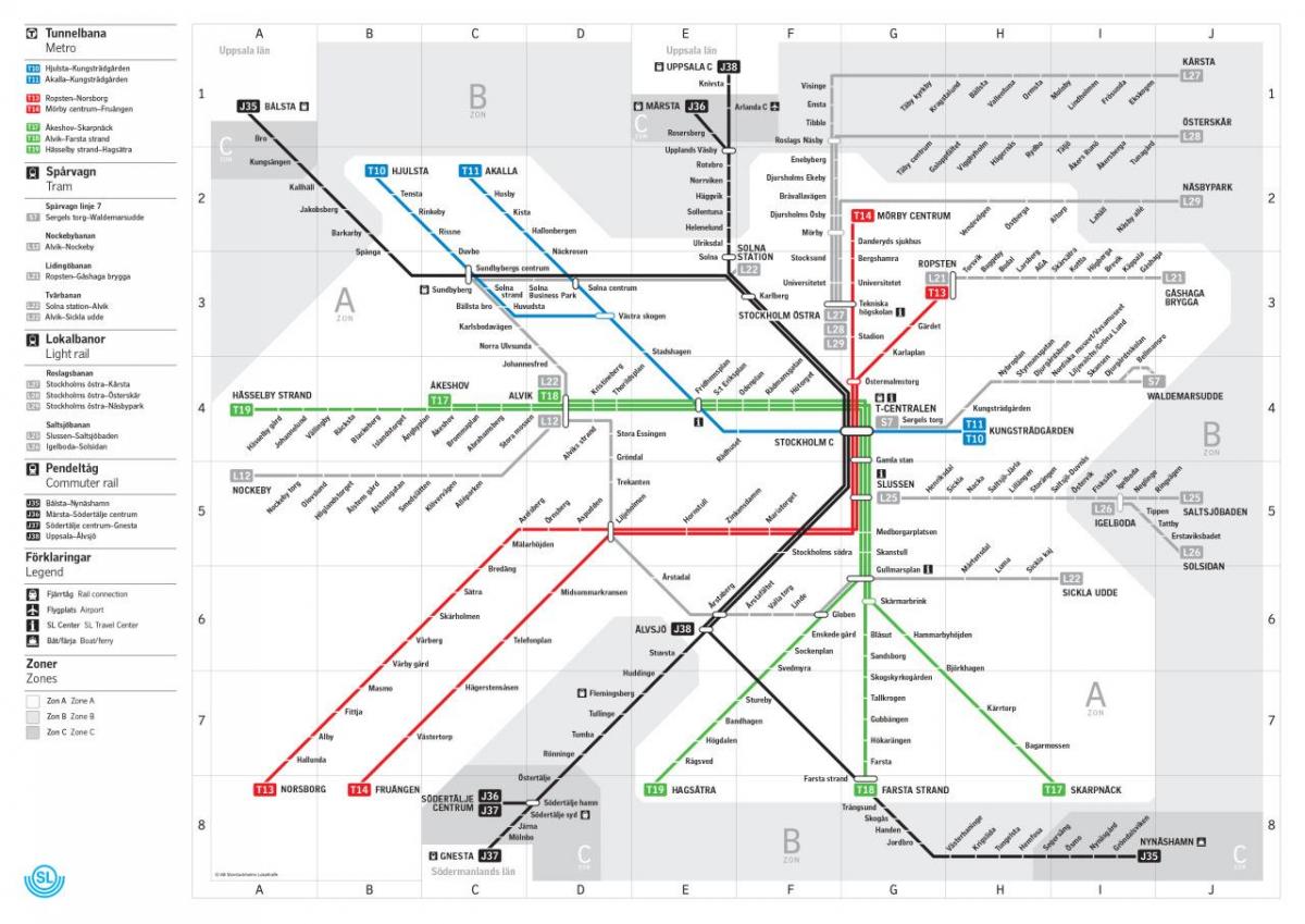 zemljevid sl metro