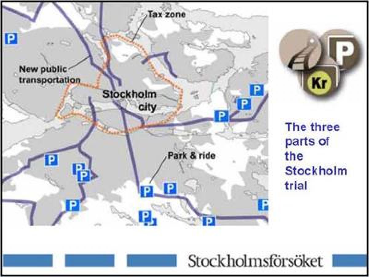 zemljevid Stockholmu parkirišče