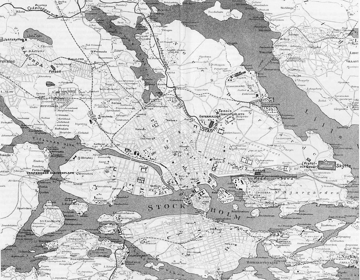 zemljevid Stockholmu staro mesto