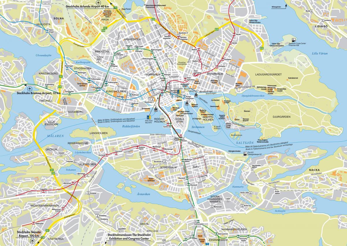 zemljevid Stockholmu ulica