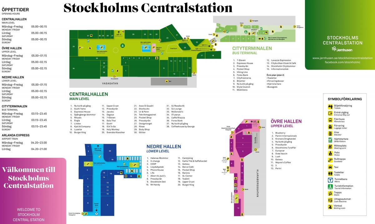 Stockholm železniške postaje zemljevid