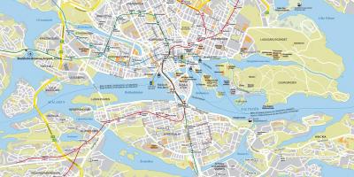 Zemljevid Stockholmu ulica